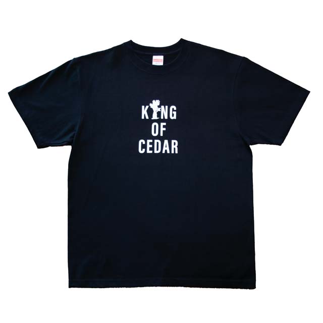縄文杉KING OF CEDAR 屋久島Tシャツ/ブラック
