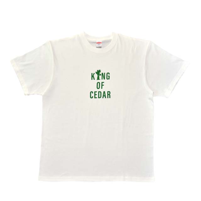 縄文杉KING OF CEDAR 屋久島Tシャツ/バニラホワイト